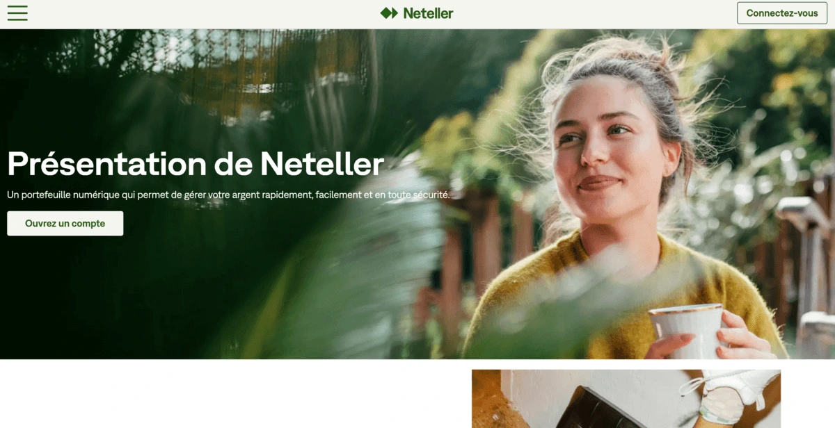 Utilisez Neteller comme une méthode alternative pour retirer vos gains de casino.